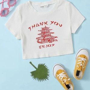Girls Cropped Tee